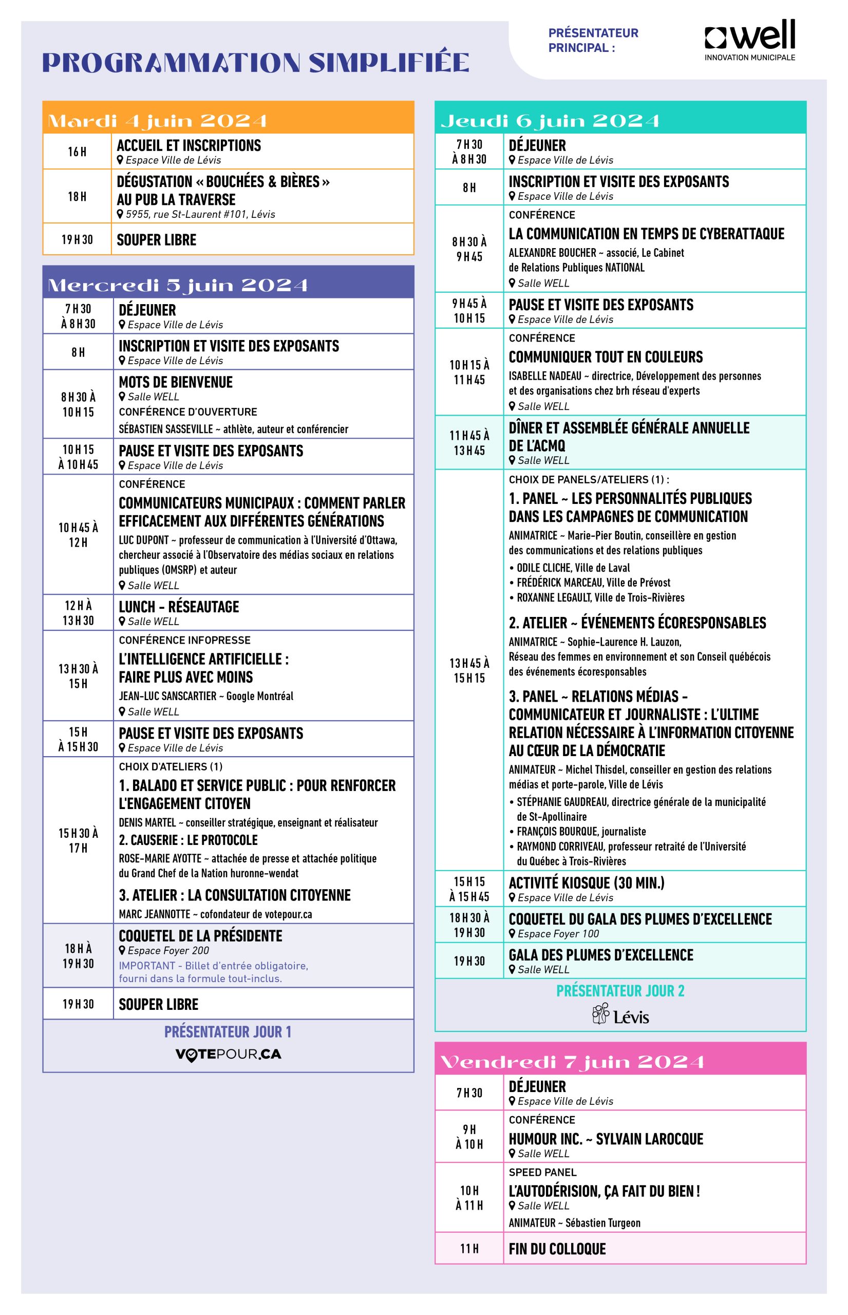 Colloque annuel - ACMQ